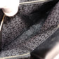 CELINE Macadam Shoulder Bag, Leather, Black, Single Strap, Black with Gold Hardware