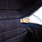 CHANEL Chain Shoulder Vanity Bag, Handbag, Leather, Blue, Women's, 2-Way, Gold Hardware
