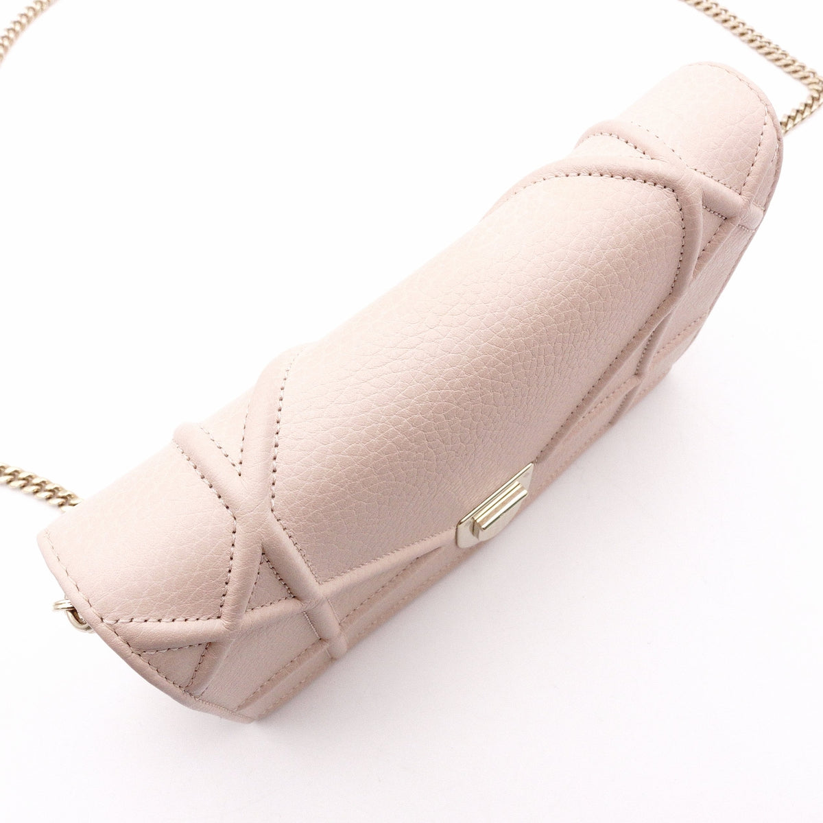 Dior Diorama Shoulder Bag, Leather, Pink, Women's, Gold Hardware, Crossbody