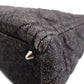 Christian Dior Lady Dior Handbag, Canvas, Black, Silver Hardware