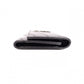 SAINT LAURENT Cassandra Key Case, Leather, Black, YSL, Silver Hardware