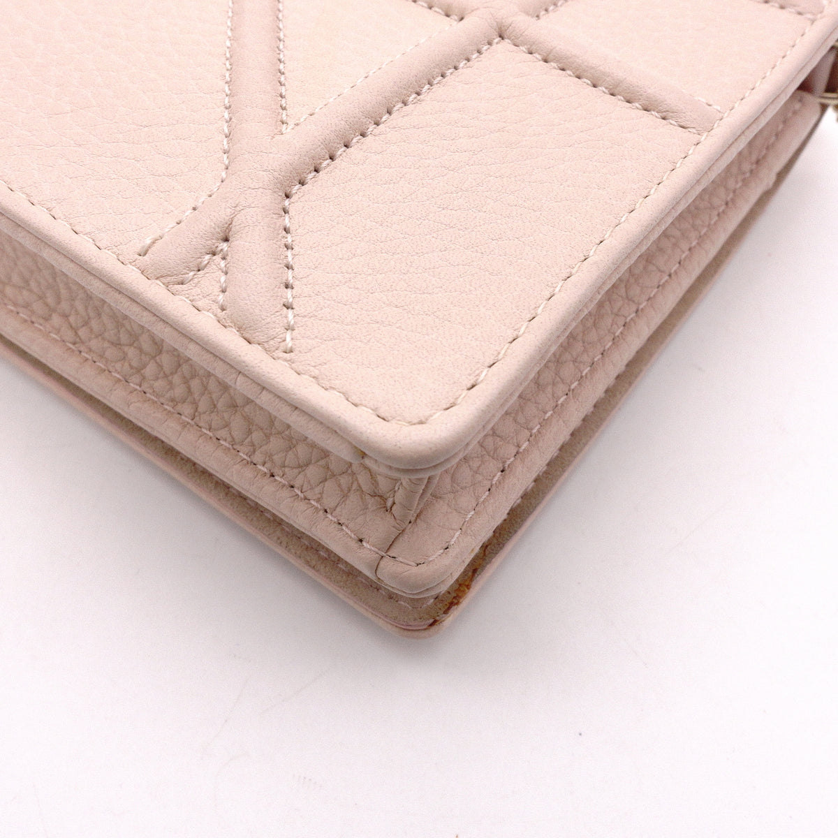 Dior Diorama Shoulder Bag, Leather, Pink, Women's, Gold Hardware, Crossbody