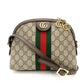 GUCCI Off-Dia Sherry Line Shoulder Bag in Brown