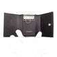 SAINT LAURENT Cassandra Key Case, Leather, Black, YSL, Silver Hardware