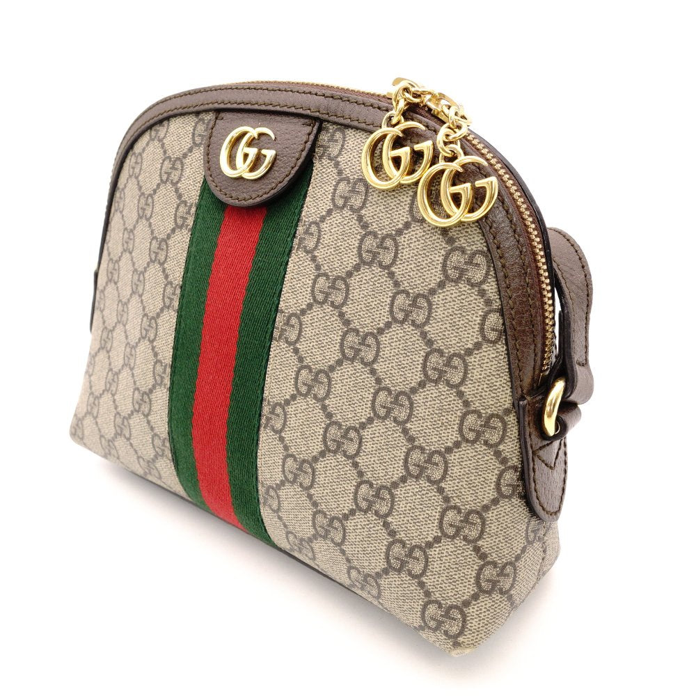 GUCCI Off-Dia Sherry Line Shoulder Bag in Brown