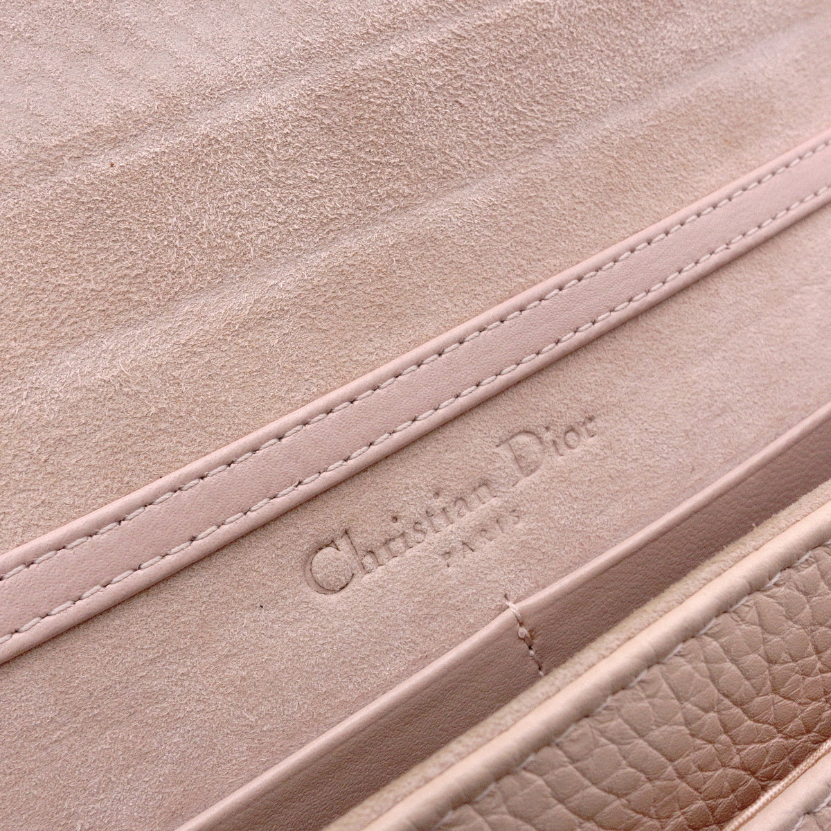 Dior Diorama Shoulder Bag, Leather, Pink, Women's, Gold Hardware, Crossbody