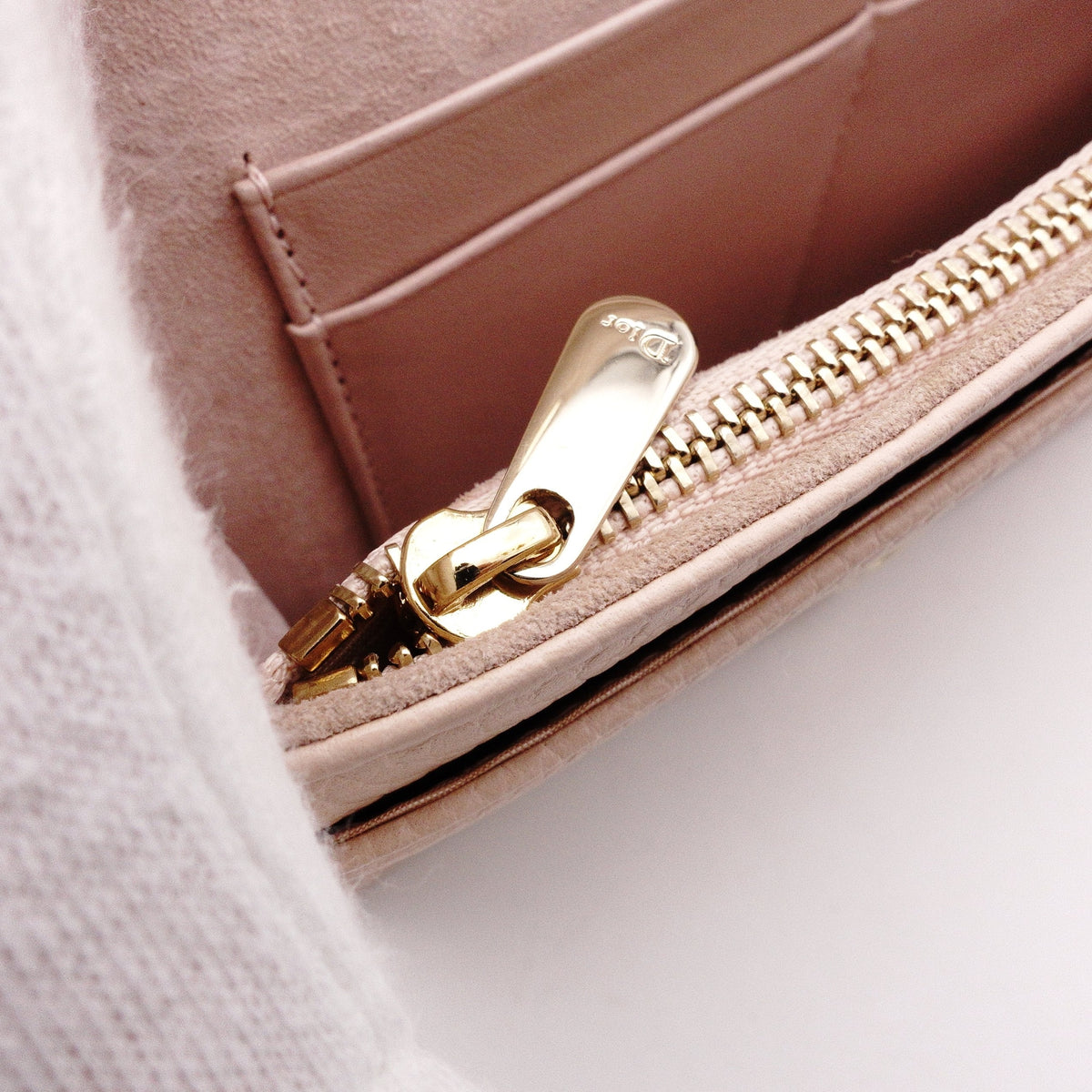 Dior Diorama Shoulder Bag, Leather, Pink, Women's, Gold Hardware, Crossbody