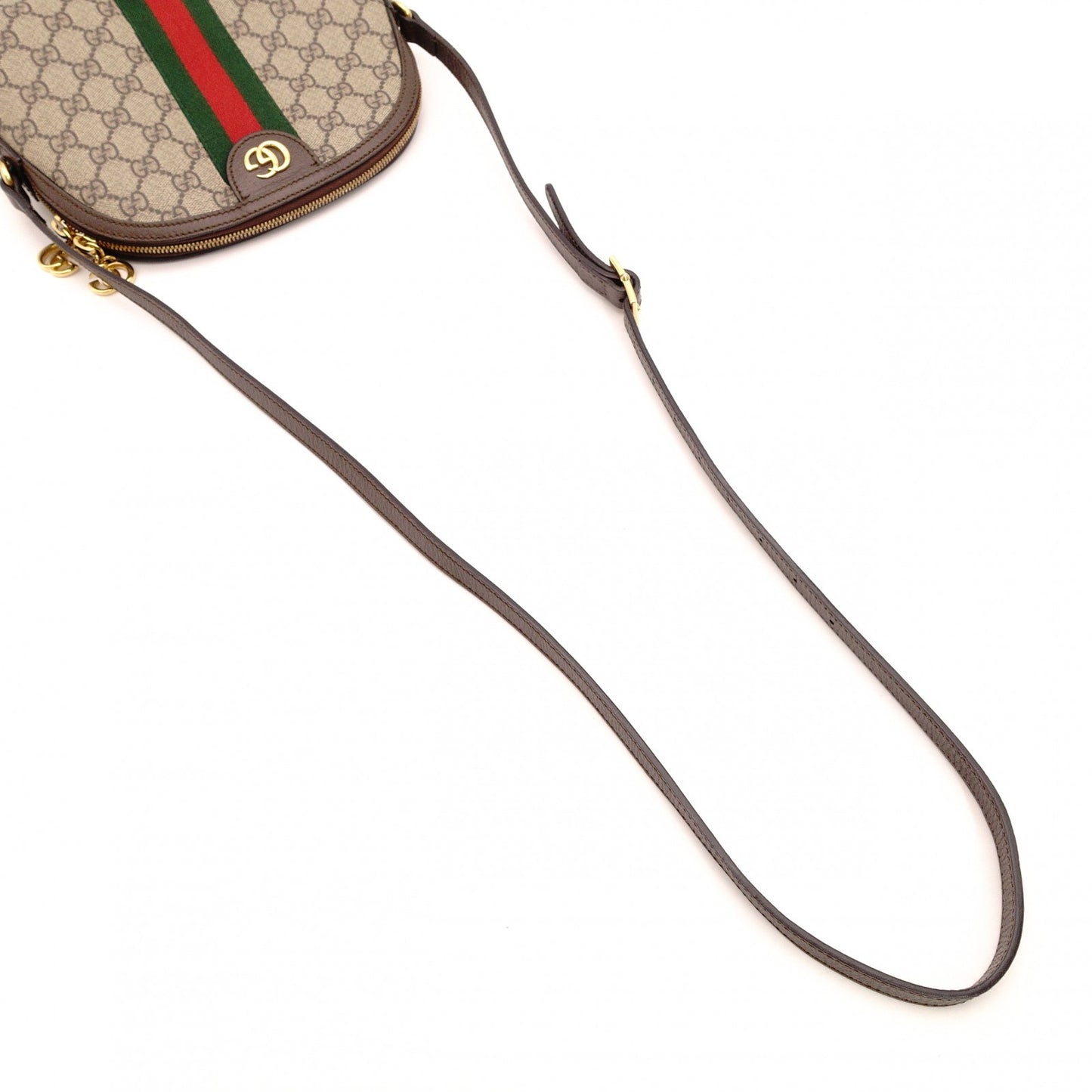 GUCCI Off-Dia Sherry Line Shoulder Bag in Brown