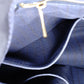 LOUIS VUITTON Artsy MM Monogram Empreinte Shoulder Bag, Leather, Navy
