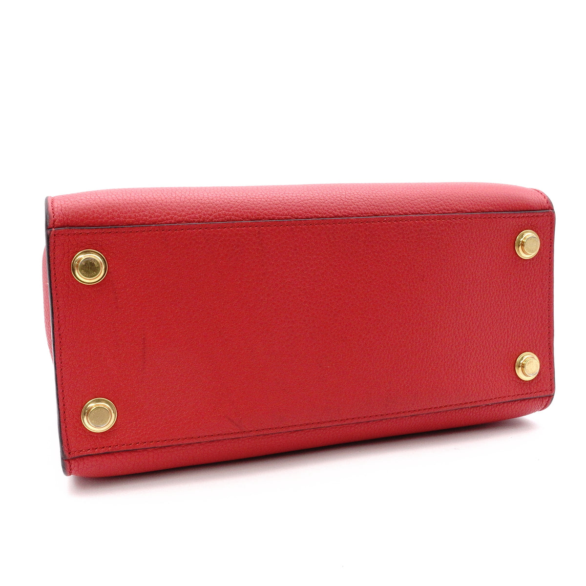 LOUIS VUITTON City Steamer PM Handbag, Leather, Red and Black, 2-Way Crossbody