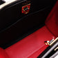 LOUIS VUITTON City Steamer PM Handbag, Leather, Red and Black, 2-Way Crossbody