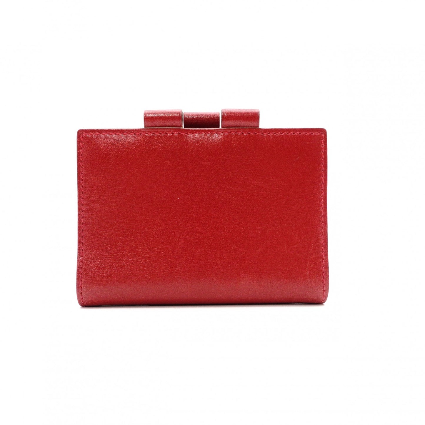 HERMES Agenda Planner Cover, Leather, Red, Notepad Cover, 〇Y Engraving
