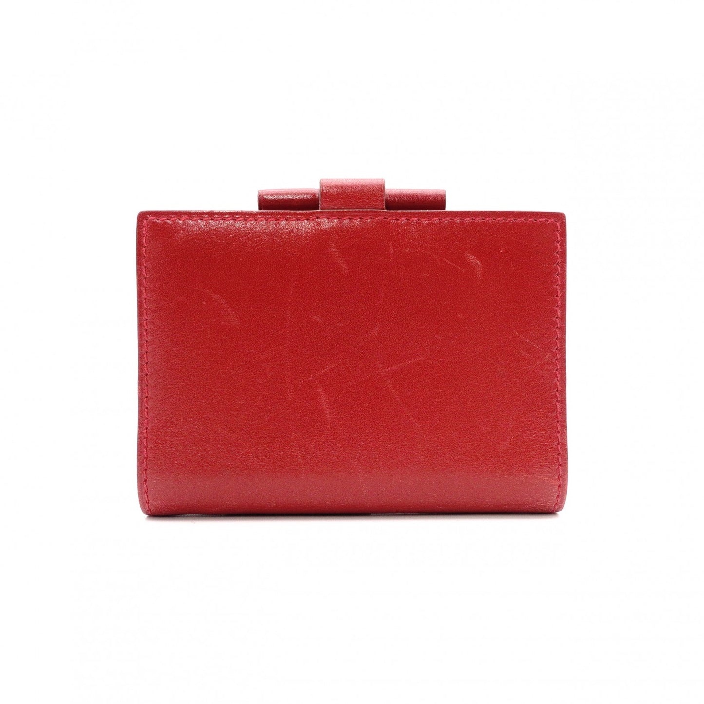 HERMES Agenda Planner Cover, Leather, Red, Notepad Cover, 〇Y Engraving