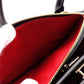 LOUIS VUITTON City Steamer PM Handbag, Leather, Red and Black, 2-Way Crossbody