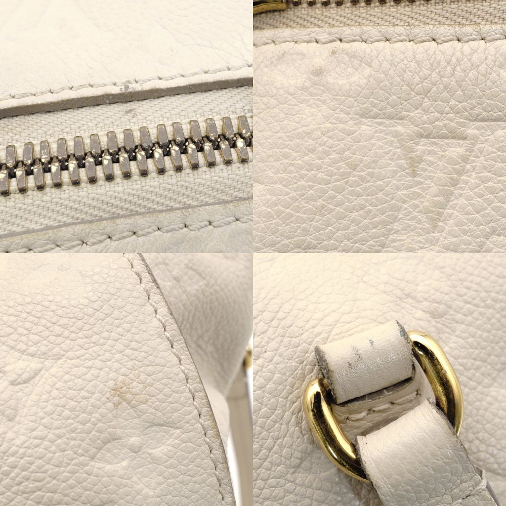 LOUIS VUITTON Anplant Luminous PM Neige Color Shoulder Bag Leather Off-White Gold Hardware 7-10-156