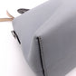 FENDI By the Way Handbag, Leather, Blue-Gray, Women's, 2-Way, Beige, Crossbody, Silver Hardware