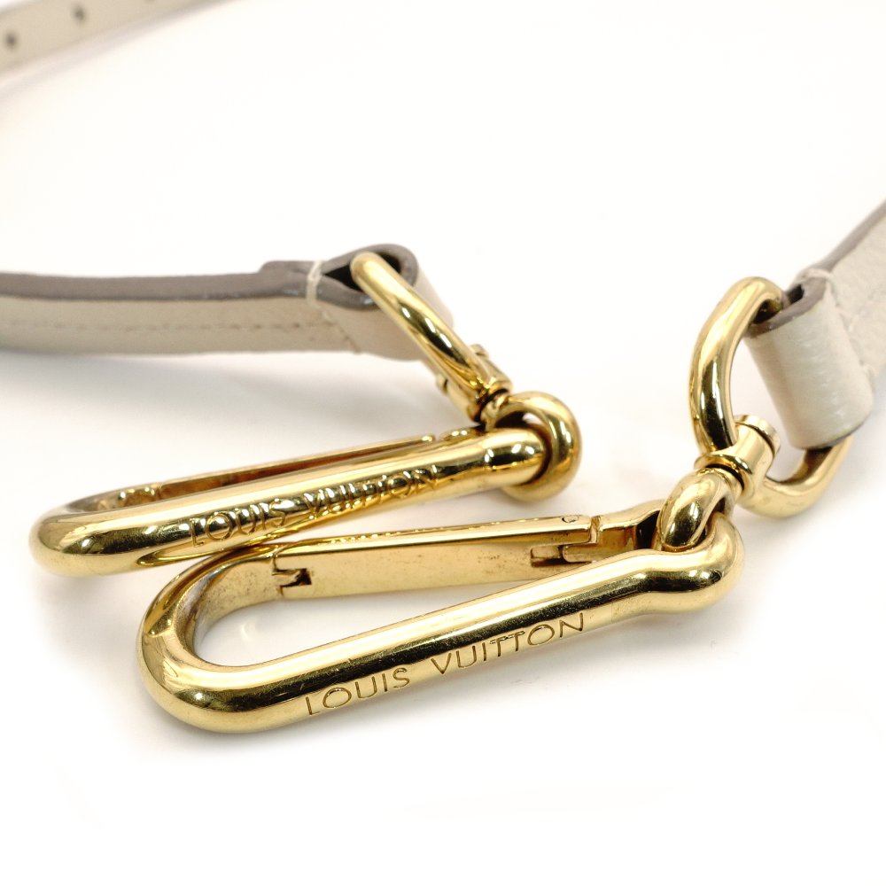 LOUIS VUITTON Anplant Luminous PM Neige Color Shoulder Bag Leather Off-White Gold Hardware 7-10-156