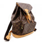 LOUIS VUITTON Monogram canvas Montsouris GM Backpack Daypack Brown PVC/leather Women