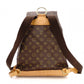 LOUIS VUITTON Monogram canvas Montsouris GM Backpack Daypack Brown PVC/leather Women