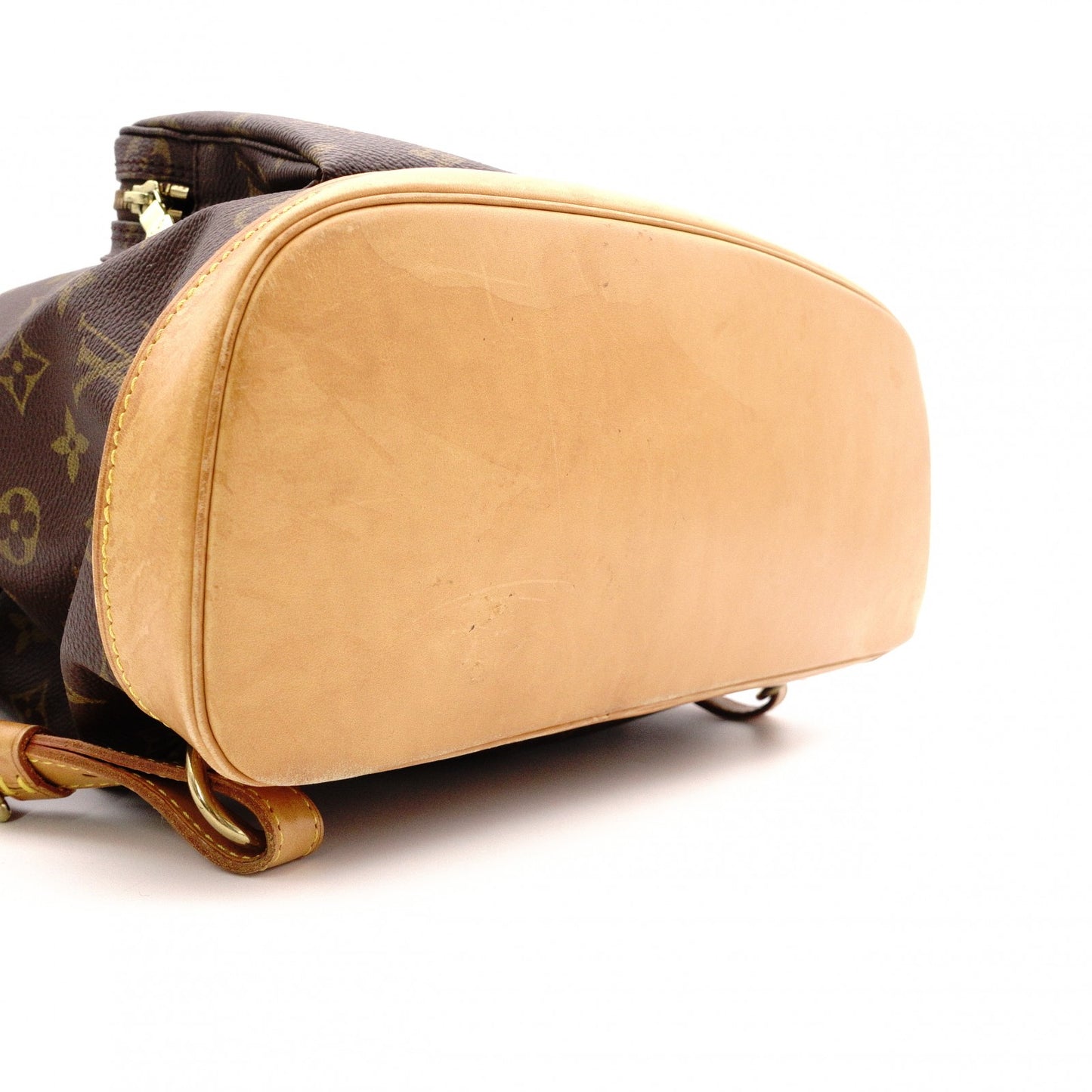 LOUIS VUITTON Monogram canvas Montsouris GM Backpack Daypack Brown PVC/leather Women