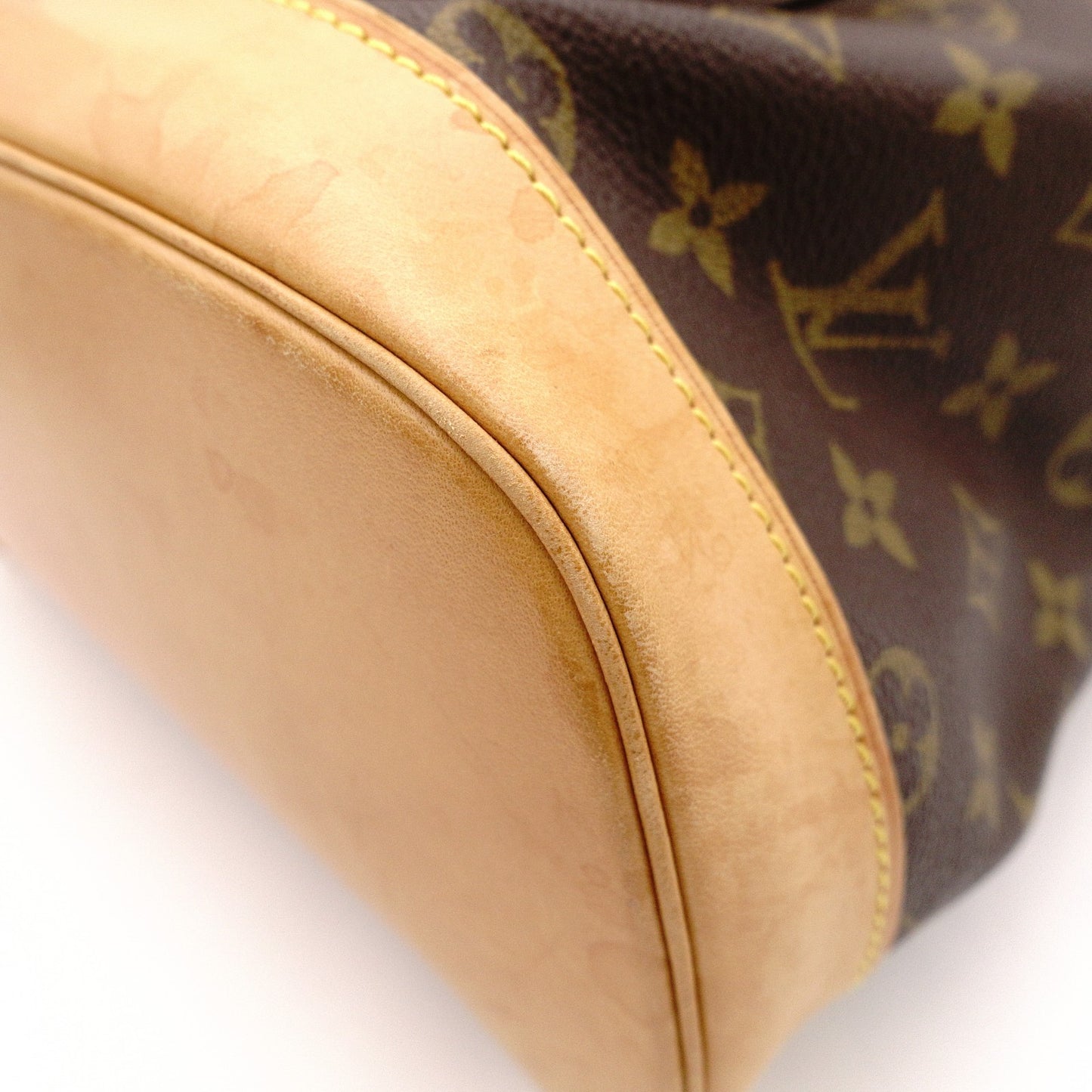 LOUIS VUITTON Monogram canvas Montsouris GM Backpack Daypack Brown PVC/leather Women