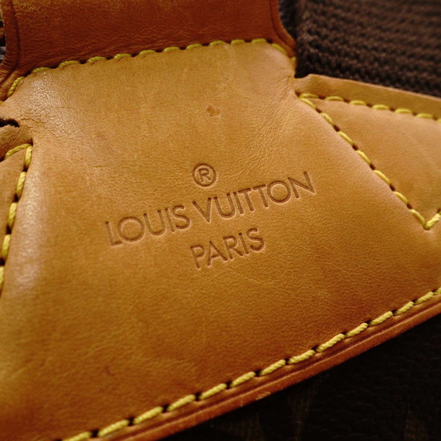 LOUIS VUITTON Monogram canvas Montsouris GM Backpack Daypack Brown PVC/leather Women
