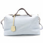 FENDI By the Way Handbag, Leather, Blue Tones, Women's, 2-Way, Yellow, Brown, Crossbody