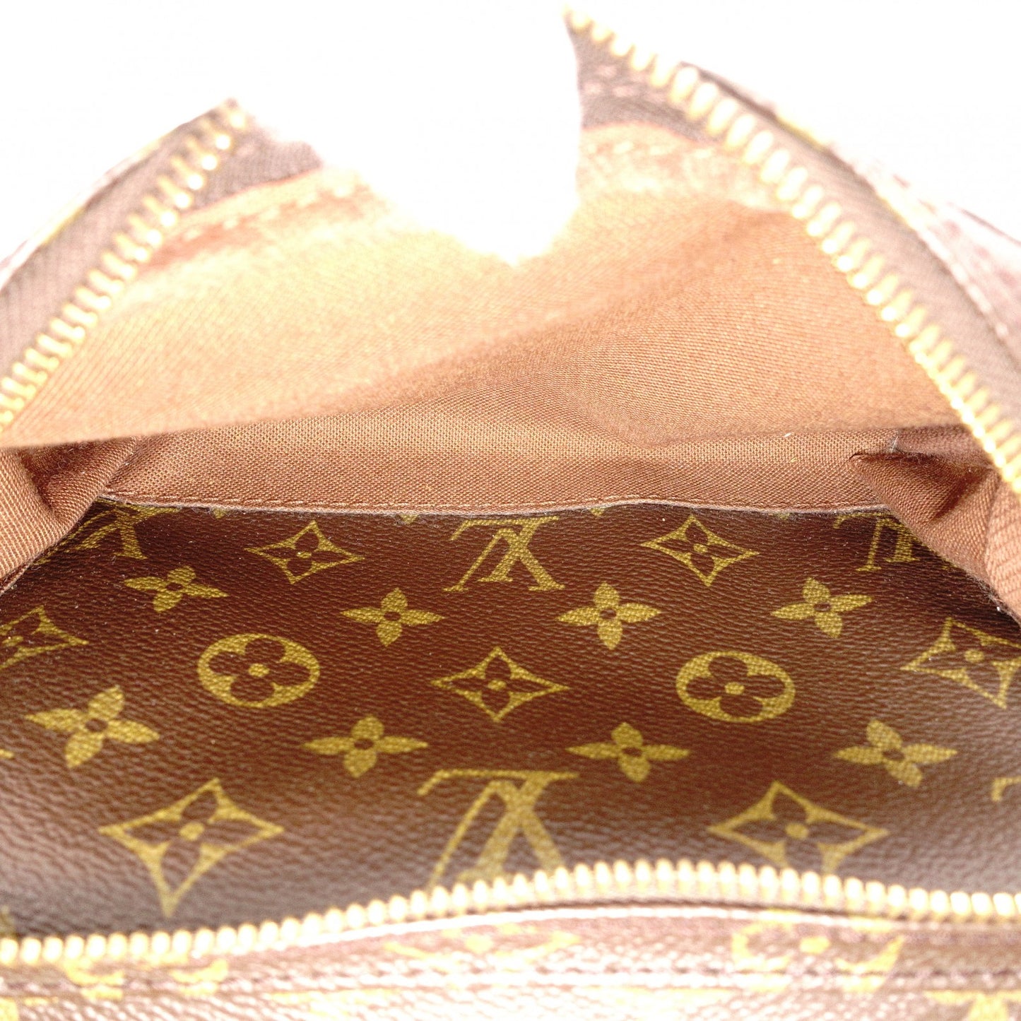LOUIS VUITTON Monogram canvas Montsouris GM Backpack Daypack Brown PVC/leather Women