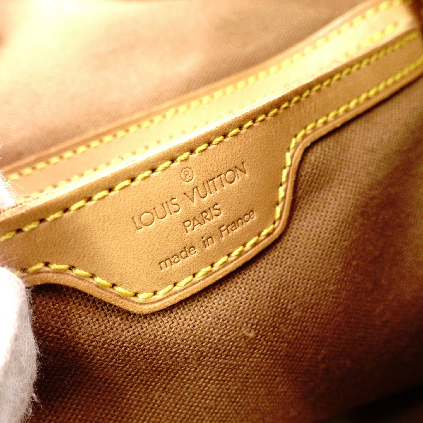 LOUIS VUITTON Monogram canvas Montsouris GM Backpack Daypack Brown PVC/leather Women