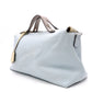 FENDI By the Way Handbag, Leather, Blue Tones, Women's, 2-Way, Yellow, Brown, Crossbody