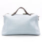 FENDI By the Way Handbag, Leather, Blue Tones, Women's, 2-Way, Yellow, Brown, Crossbody