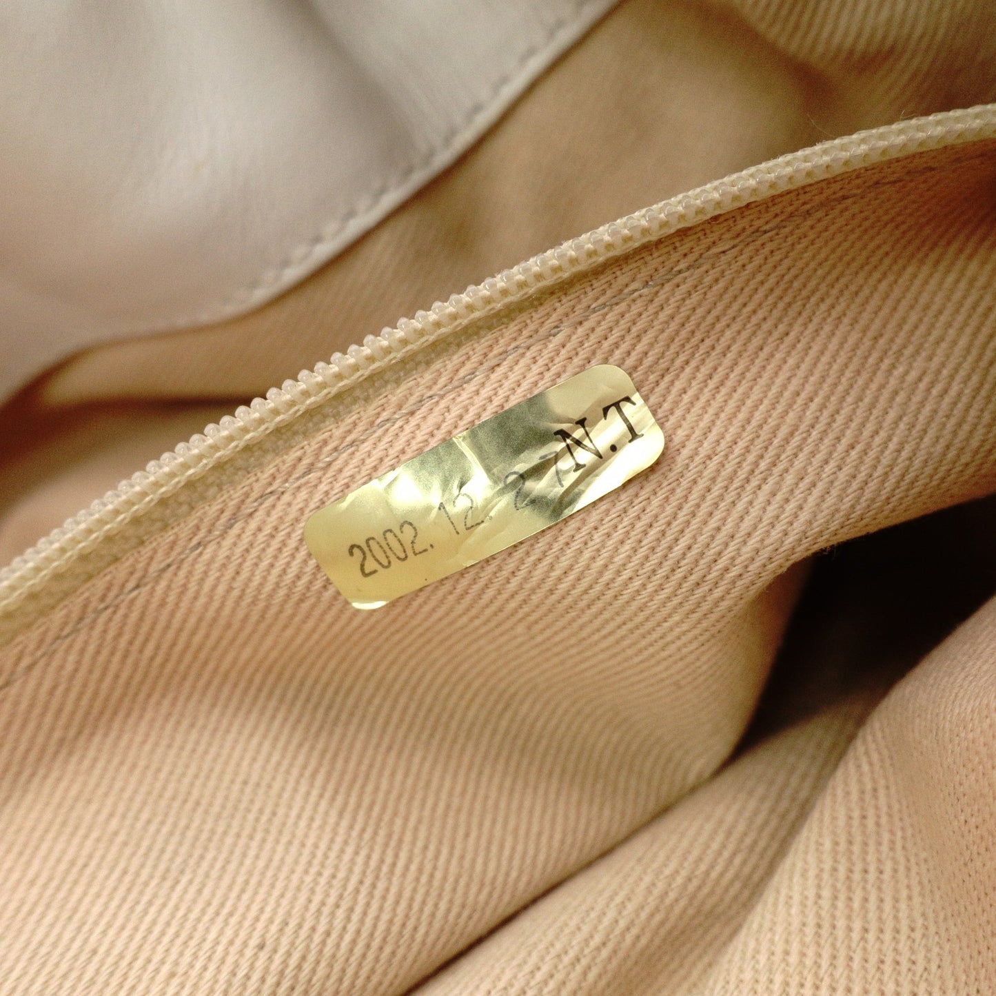 CHANEL Chain Tote Bag, Olsen Shoulder Bag, Canvas and Leather, Beige