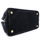 PRADA Canapa Handbag Canvas Black 2-Way