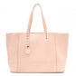 BOTTEGAVENETA Omilage Intrecciato Tote Bag, Leather, Pink Beige