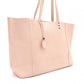 BOTTEGAVENETA Omilage Intrecciato Tote Bag, Leather, Pink Beige
