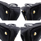 PRADA Canapa Handbag Canvas Black 2-Way
