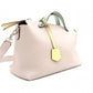 FENDI By the Way Handbag, Leather, Greige, 2-Way Shoulder Bag for Women, with Charm