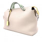 FENDI By the Way Handbag, Leather, Greige, 2-Way Shoulder Bag for Women, with Charm