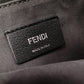 FENDI By the Way Handbag, Leather, Greige, 2-Way Shoulder Bag for Women, with Charm