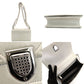 DIOR Diorama Chain Shoulder Bag Gray Suede Leather Crossbody Silver Hardware 7-10-544