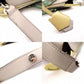 FENDI By the Way Handbag, Leather, Greige, 2-Way Shoulder Bag for Women, with Charm