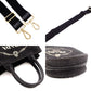 PRADA Canapa Handbag Canvas Black 2-Way