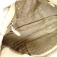 PRADA Vitello Daino Shoulder Bag / Handbag, Leather, White, Silver Hardware, Women's