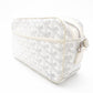GOYARD Cup Vert Shoulder Bag White PVC