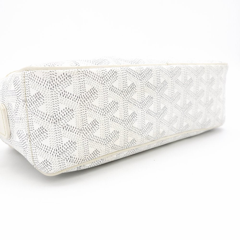 GOYARD Cup Vert Shoulder Bag White PVC
