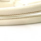 PRADA Vitello Daino Shoulder Bag / Handbag, Leather, White, Silver Hardware, Women's