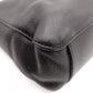 PRADA Leather Tote Bag, Black, Men's Business Bag, Briefcase, A4 Size, Silver Hardware