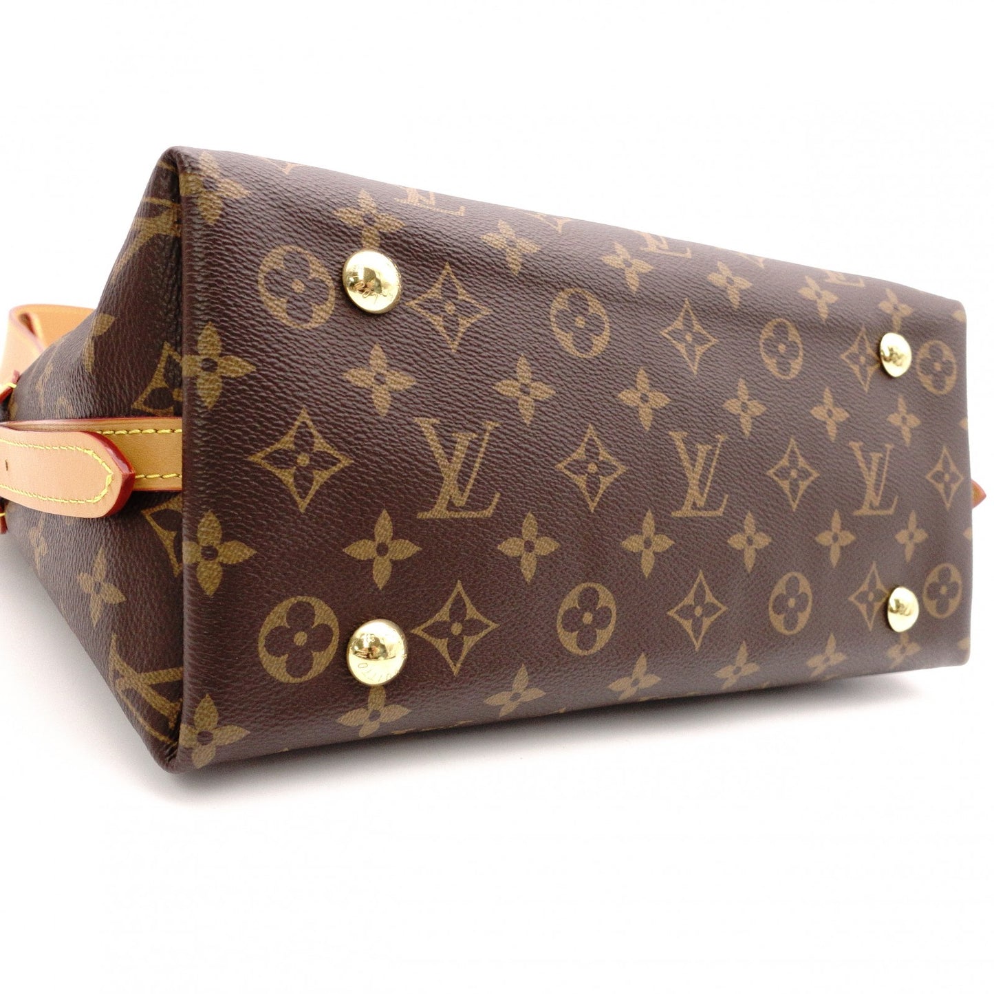LOUIS VUITTON Carryall NM PM Monogram Canvas Shoulder Bag, PVC/Leather, Brown, Women's