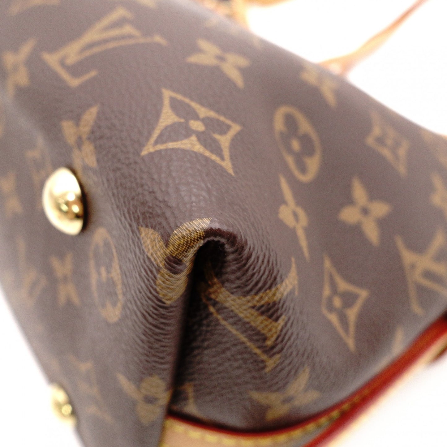 LOUIS VUITTON Carryall NM PM Monogram Canvas Shoulder Bag, PVC/Leather, Brown, Women's
