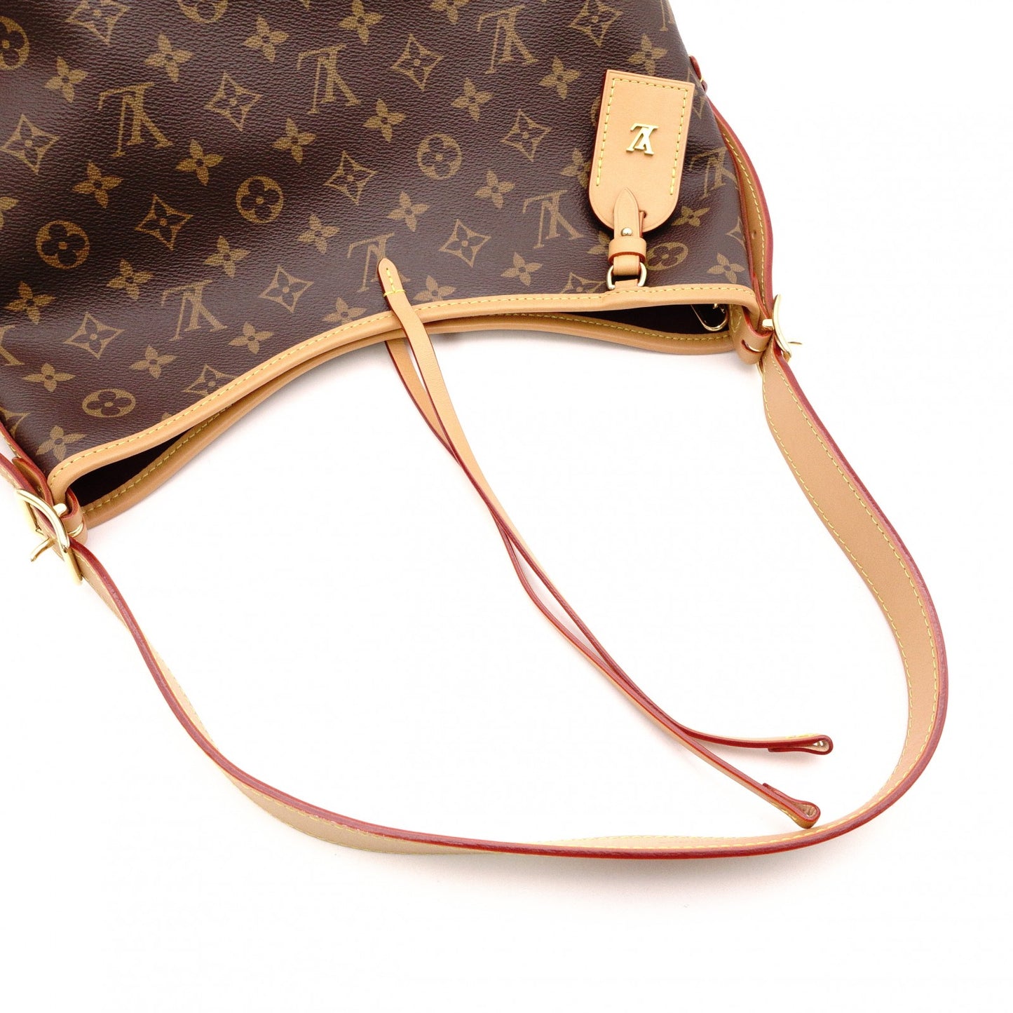 LOUIS VUITTON Carryall NM PM Monogram Canvas Shoulder Bag, PVC/Leather, Brown, Women's